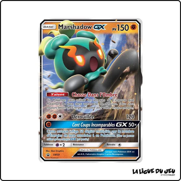 Promo - Pokemon - Soleil et Lune Promo - Marshadow GX SM59
