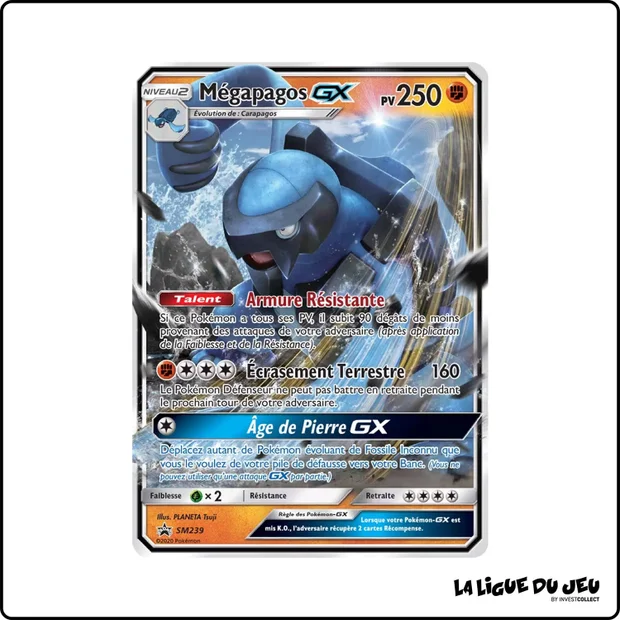 Promo - Pokemon - Soleil et Lune Promo - Mégapagos GX SM239