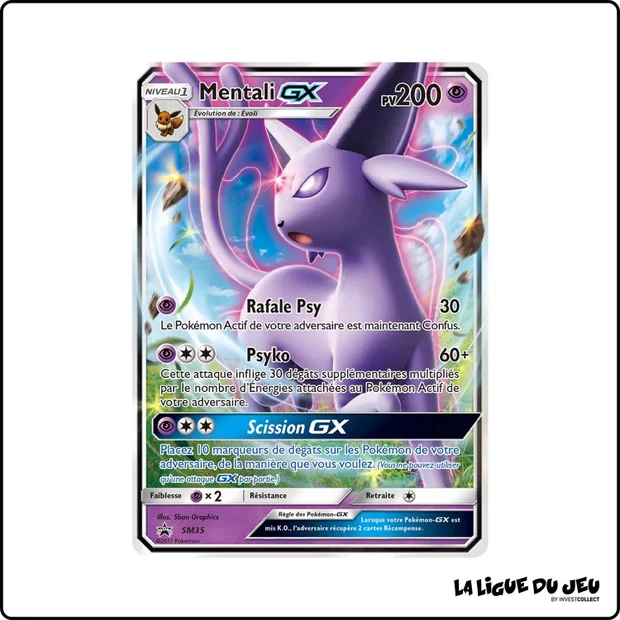 Promo - Pokemon - Soleil et Lune Promo - Mentali GX SM35