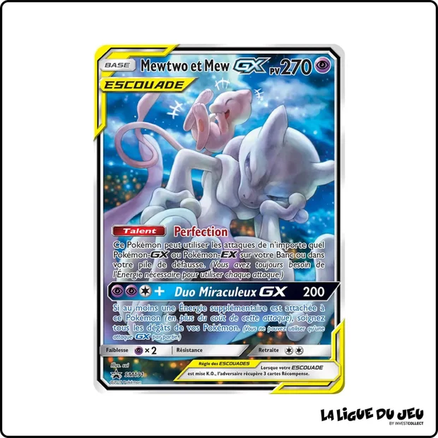 Promo - Pokemon - Soleil et Lune Promo - Mewtwo et Mew GX SM191