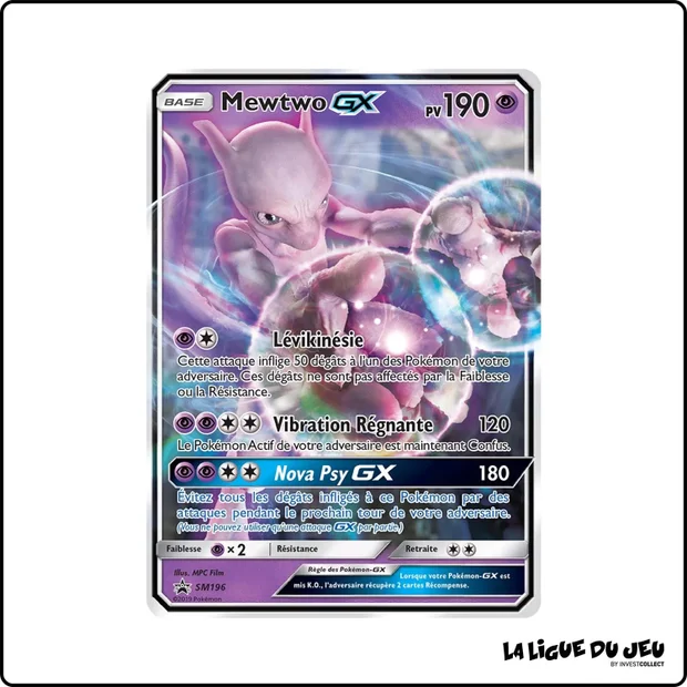 Promo - Pokemon - Soleil et Lune Promo - Mewtwo GX SM196
