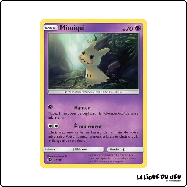 Promo - Pokemon - Soleil et Lune Promo - Mimiqui SM29