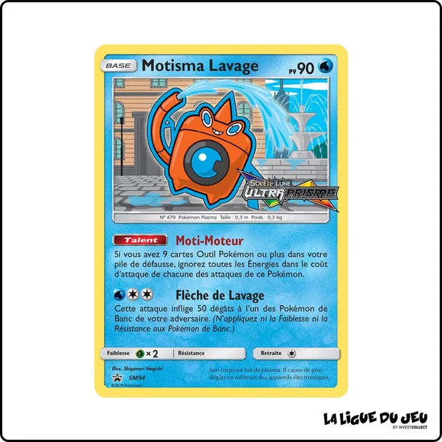 Promo - Pokemon - Soleil et Lune Promo - Motisma Lavage SM94