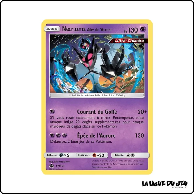 Promo - Pokemon - Soleil et Lune Promo - Necrozma Ailes de l'Aurore SM106