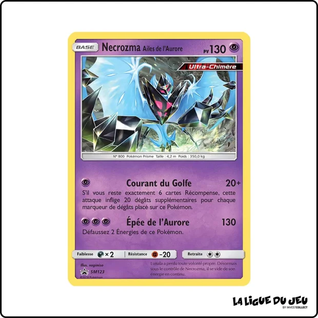 Promo - Pokemon - Soleil et Lune Promo - Necrozma Ailes de l'Aurore SM123