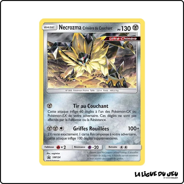 Promo - Pokemon - Soleil et Lune Promo - Necrozma Crinière du Couchant SM124