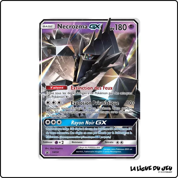 Promo - Pokemon - Soleil et Lune Promo - Necrozma GX SM58