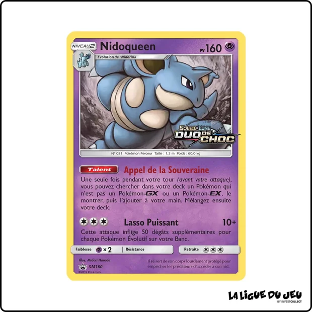 Promo - Pokemon - Soleil et Lune Promo - Nidoqueen SM160