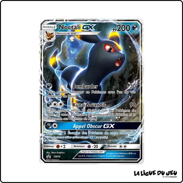Promo - Pokemon - Soleil et Lune Promo - Noctali GX SM36