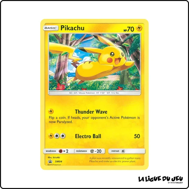 Promo - Pokemon - Soleil et Lune Promo - Pikachu SM04