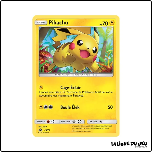 Promo - Pokemon - Soleil et Lune Promo - Pikachu SM76