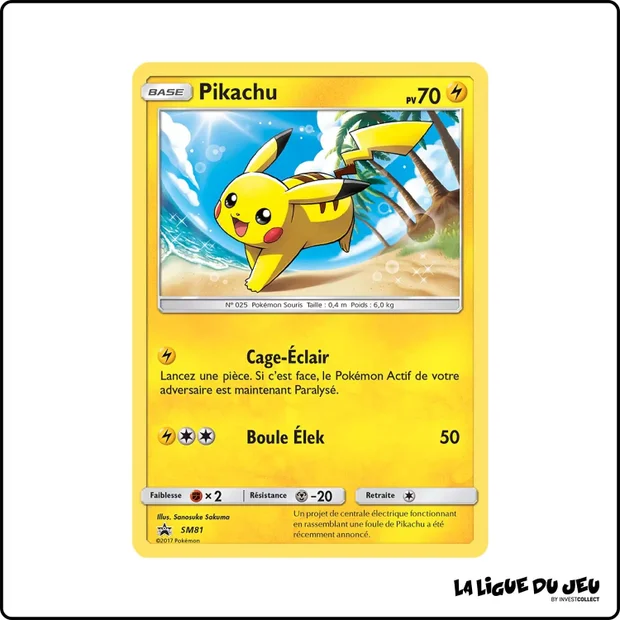 Promo - Pokemon - Soleil et Lune Promo - Pikachu SM81