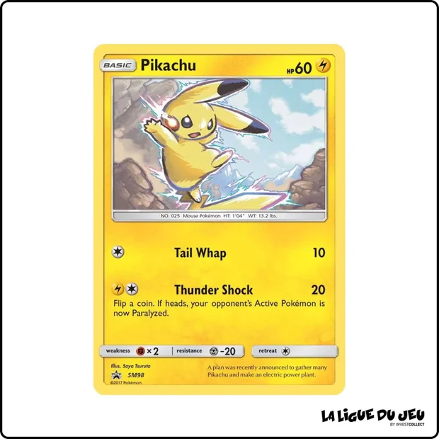 Promo - Pokemon - Soleil et Lune Promo - Pikachu SM98