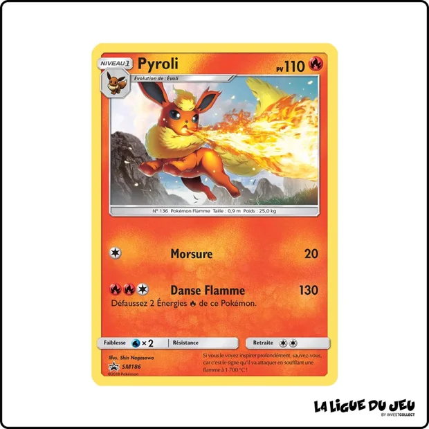 Promo - Pokemon - Soleil et Lune Promo - Pyroli SM186