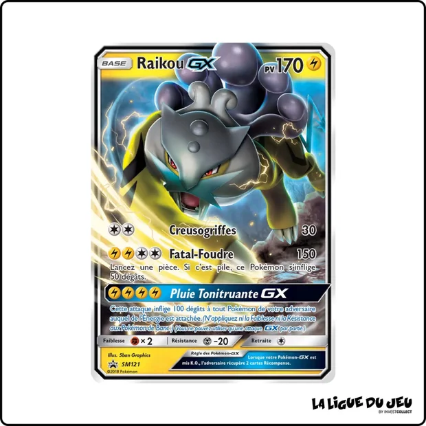 Promo - Pokemon - Soleil et Lune Promo - Raikou GX SM121