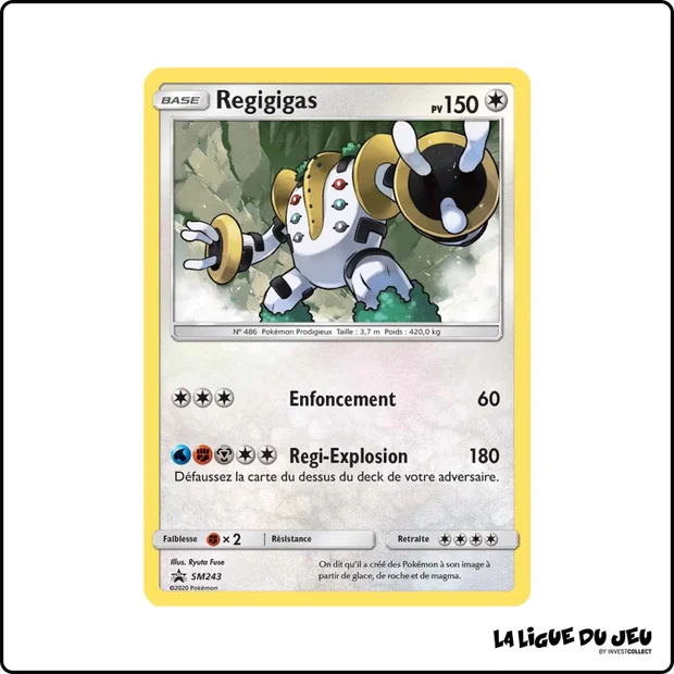 Promo - Pokemon - Soleil et Lune Promo - Regigigas SM243
