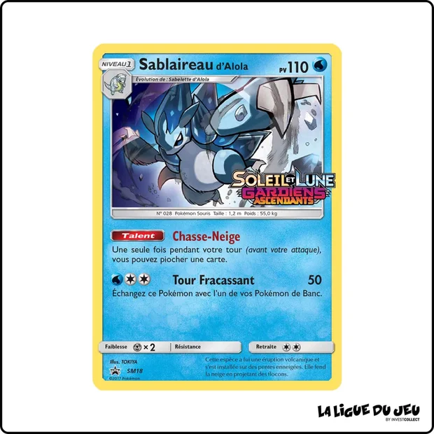 Promo - Pokemon - Soleil et Lune Promo - Sablaireau d'Alola SM18
