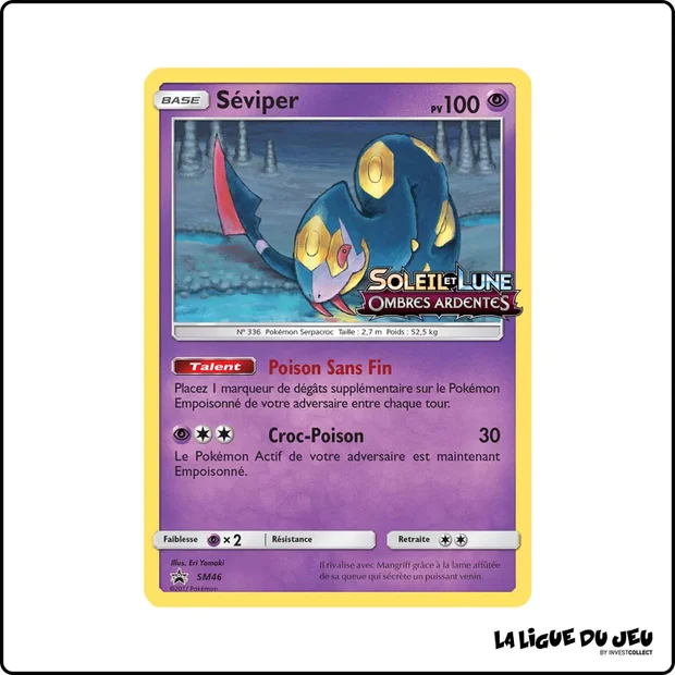 Promo - Pokemon - Soleil et Lune Promo - Séviper SM46