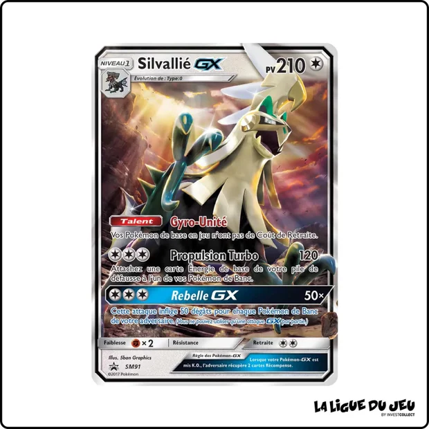 Promo - Pokemon - Soleil et Lune Promo - Silvallié GX SM91