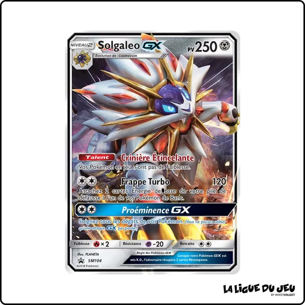 Promo - Pokemon - Soleil et Lune Promo - Solgaleo GX SM104