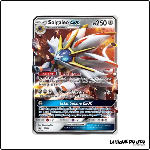 Promo - Pokemon - Soleil et Lune Promo - Solgaleo GX SM16