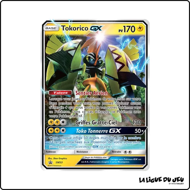 Promo - Pokemon - Soleil et Lune Promo - Tokorico GX SM33