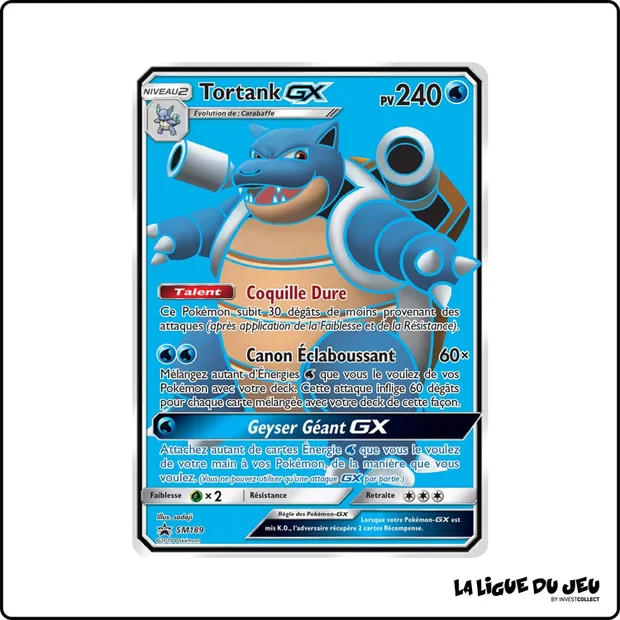 Promo - Pokemon - Soleil et Lune Promo - Tortank GX SM189