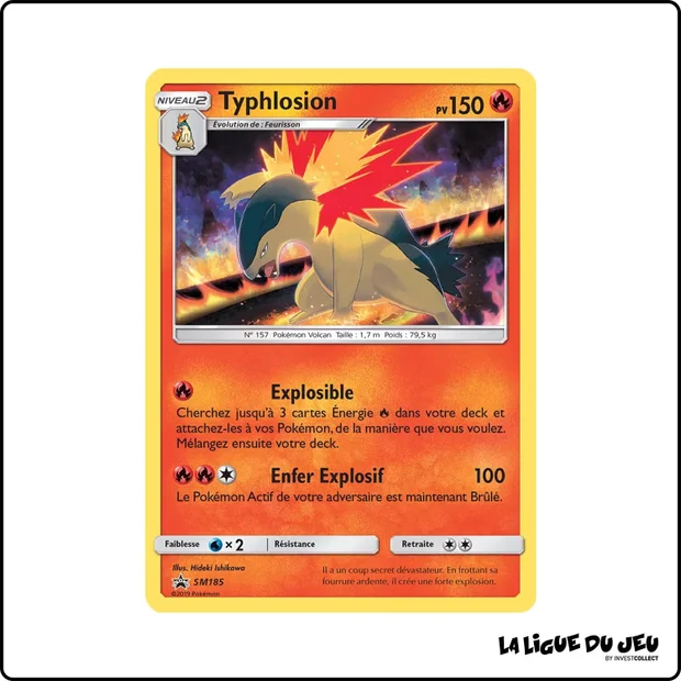 Promo - Pokemon - Soleil et Lune Promo - Typhlosion SM185