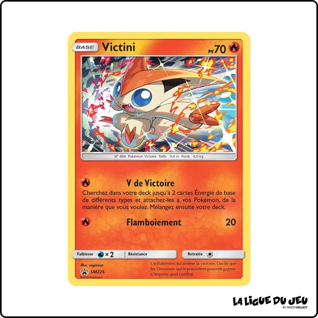Promo - Pokemon - Soleil et Lune Promo - Victini SM225