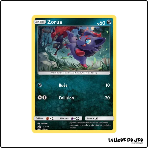 Promo - Pokemon - Soleil et Lune Promo - Zorua SM83