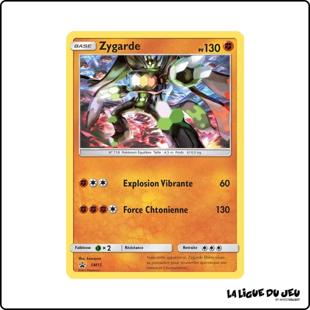 Promo - Pokemon - Soleil et Lune Promo - Zygarde SM15