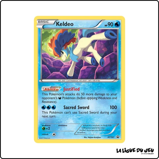 Promo - Pokemon - XY Promo - Keldeo XY191