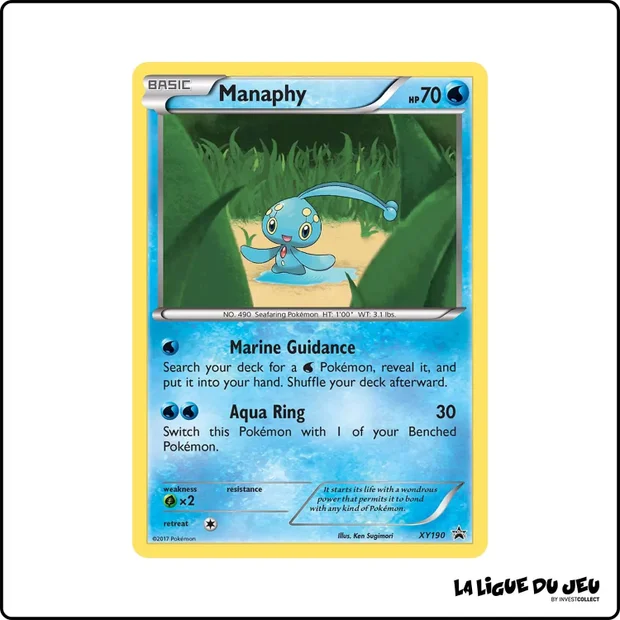 Promo - Pokemon - XY Promo - Manaphy XY190