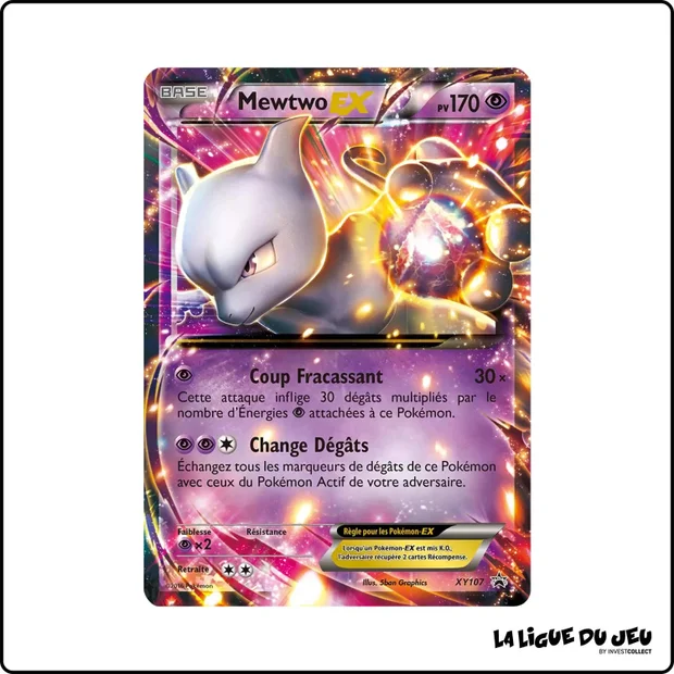 Promo - Pokemon - XY Promo - Mewtwo EX XY107