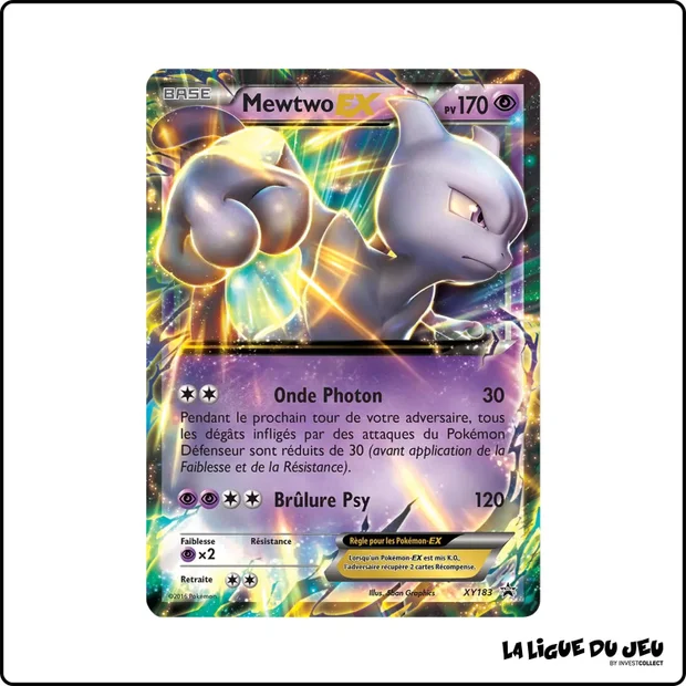 Promo - Pokemon - XY Promo - Mewtwo EX XY183