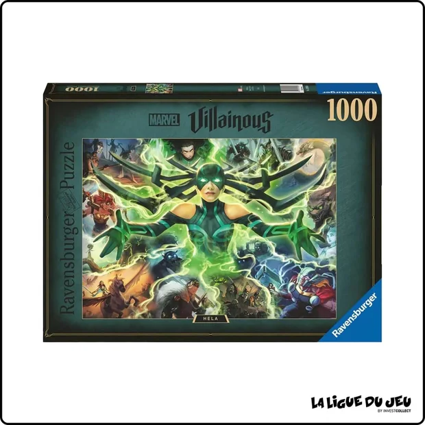 Puzzle - Marvel Villainous - Hela - 1000 Pièces