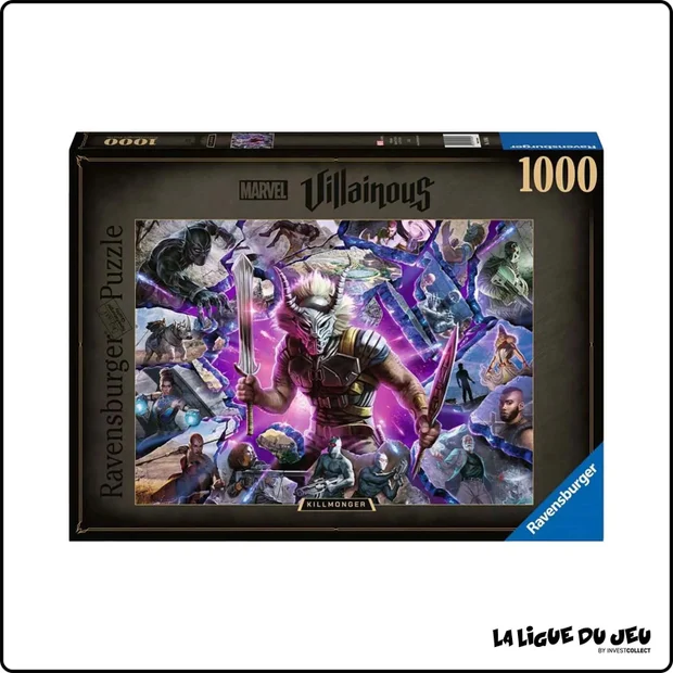 Puzzle - Marvel Villainous - Killmonger - 1000 Pièces