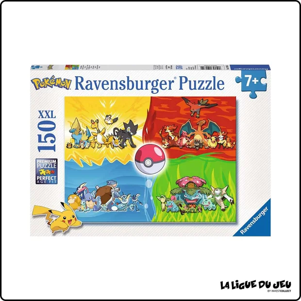 Puzzle - Pokémon - Les Types de Pokémon - 150 Pièces