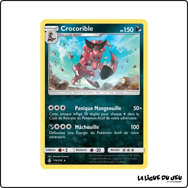 Rare - Pokemon - Alliance Infaillible - Crocorible 116/214
