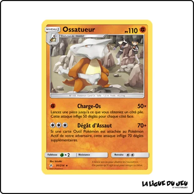 Rare - Pokemon - Alliance Infaillible - Ossatueur 91/214