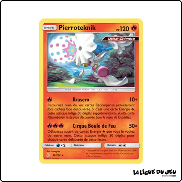 Rare - Pokemon - Alliance Infaillible - Pierroteknik 32/214
