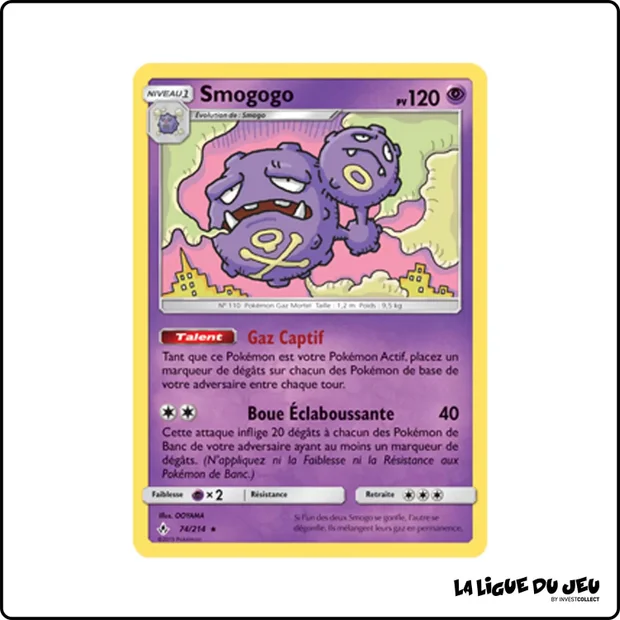 Rare - Pokemon - Alliance Infaillible - Smogogo 74/214