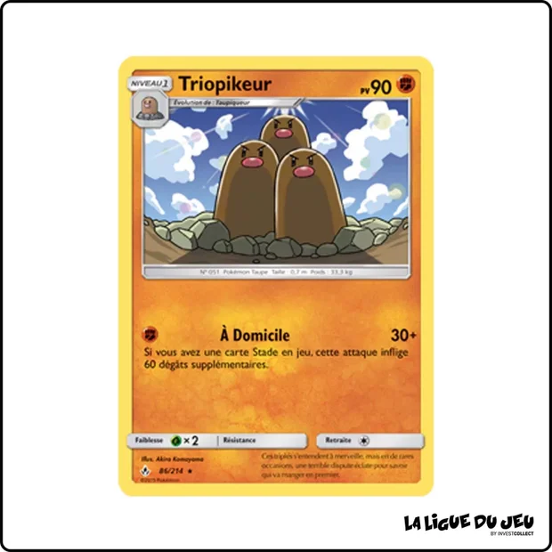 Rare - Pokemon - Alliance Infaillible - Triopikeur 86/214