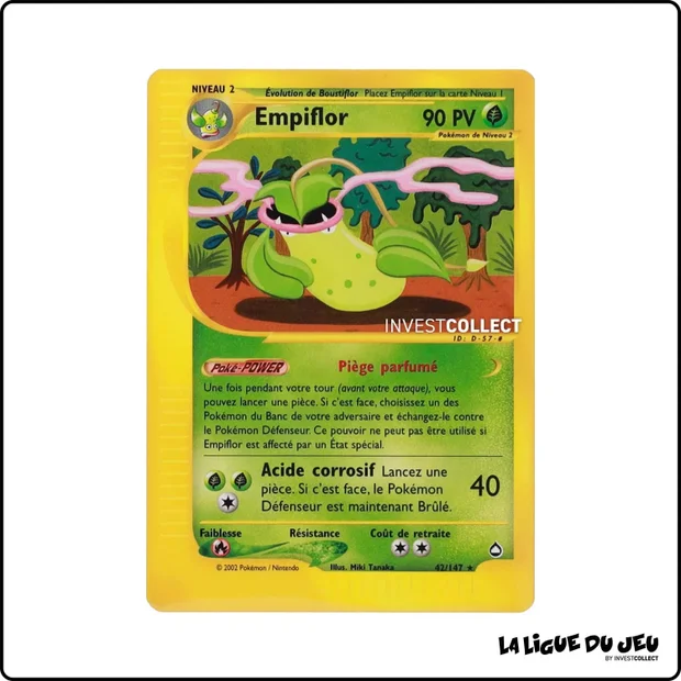Rare - Pokemon - Aquapolis - Empiflor 42/147