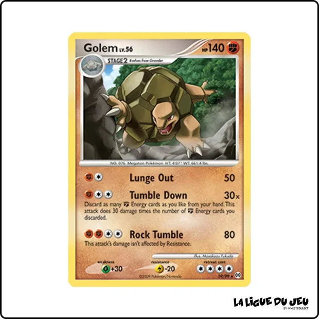 Rare - Pokemon - Arceus - Golem 19/99