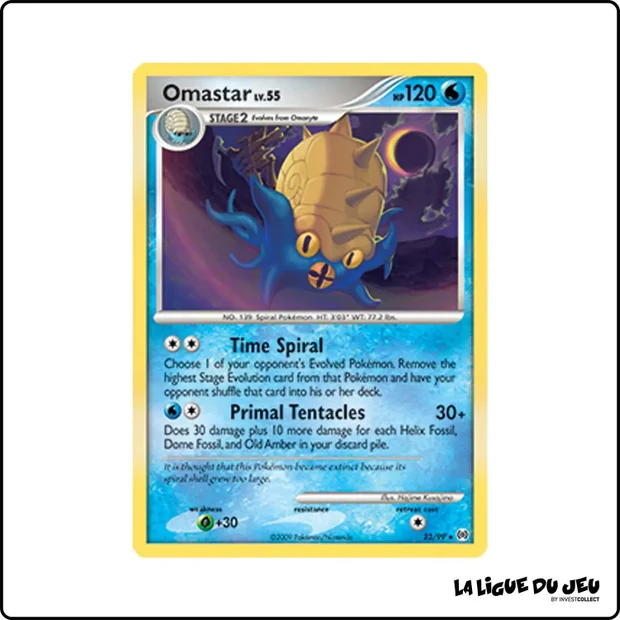 Rare - Pokemon - Arceus - Omastar 23/99