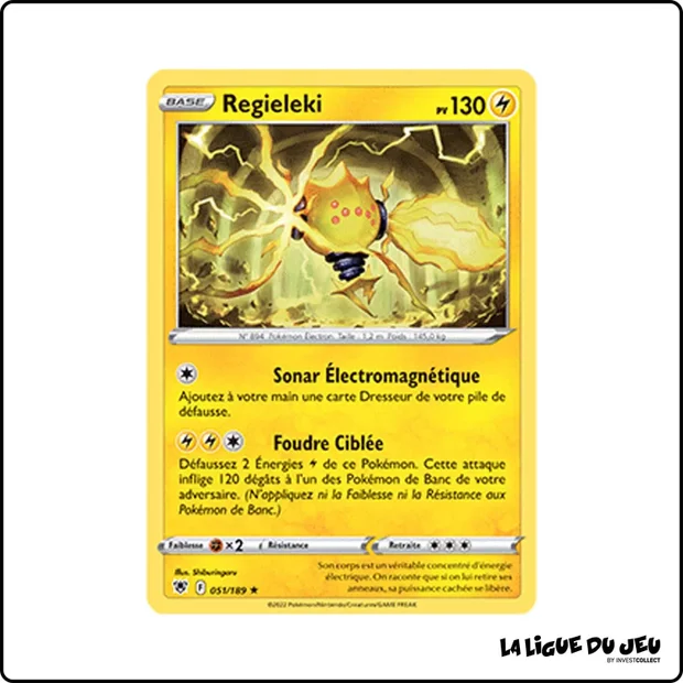 Rare - Pokemon - Astres Radieux - Regieleki 51/189
