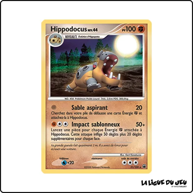 Rare - Pokemon - Aube Majestueuse - Hippodocus 21/100