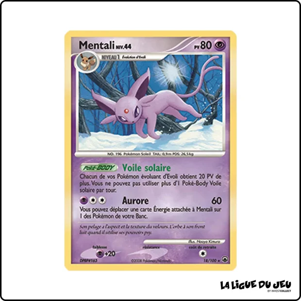 Rare - Pokemon - Aube Majestueuse - Mentali 18/100