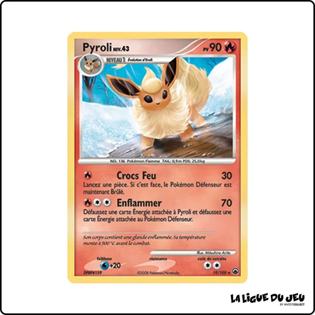 Rare - Pokemon - Aube Majestueuse - Pyroli 19/100